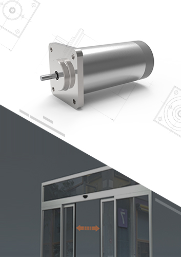 可大批量定制的工業(yè)自動(dòng)伸縮門電機(jī)24V104.5W直流電機(jī)